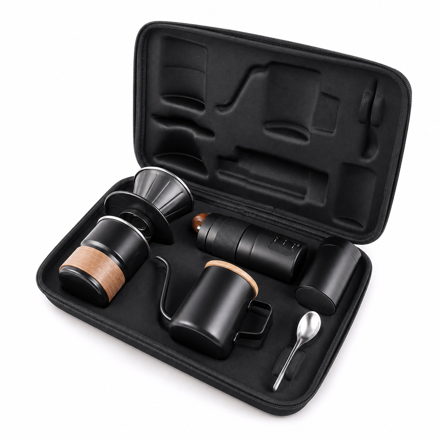 Slow Mill Portable Pour-Over Kit — 6 Tools + Carrying Case